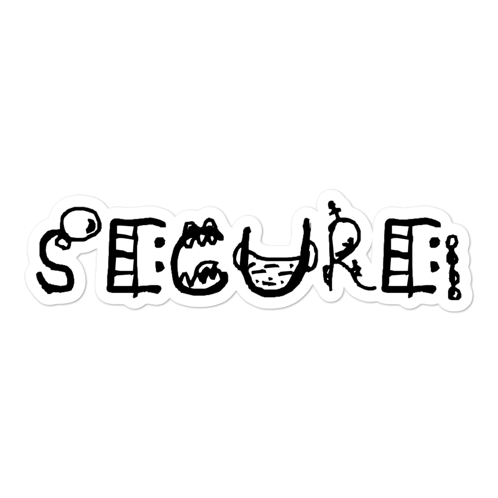 Secure1 Monster Sticker - $ecure1
