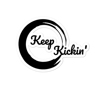 Keep Kickin' Sticker - $ecure1